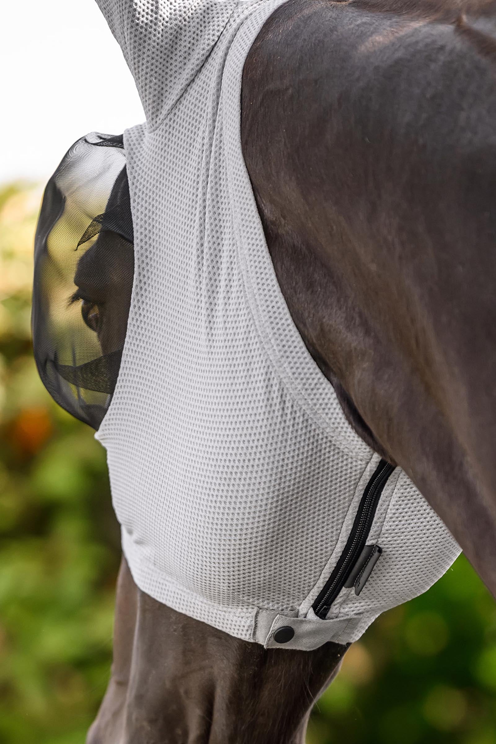 Waldhausen Breath Puck Fly Mask With UV-Protection Antifly Protection for Horses