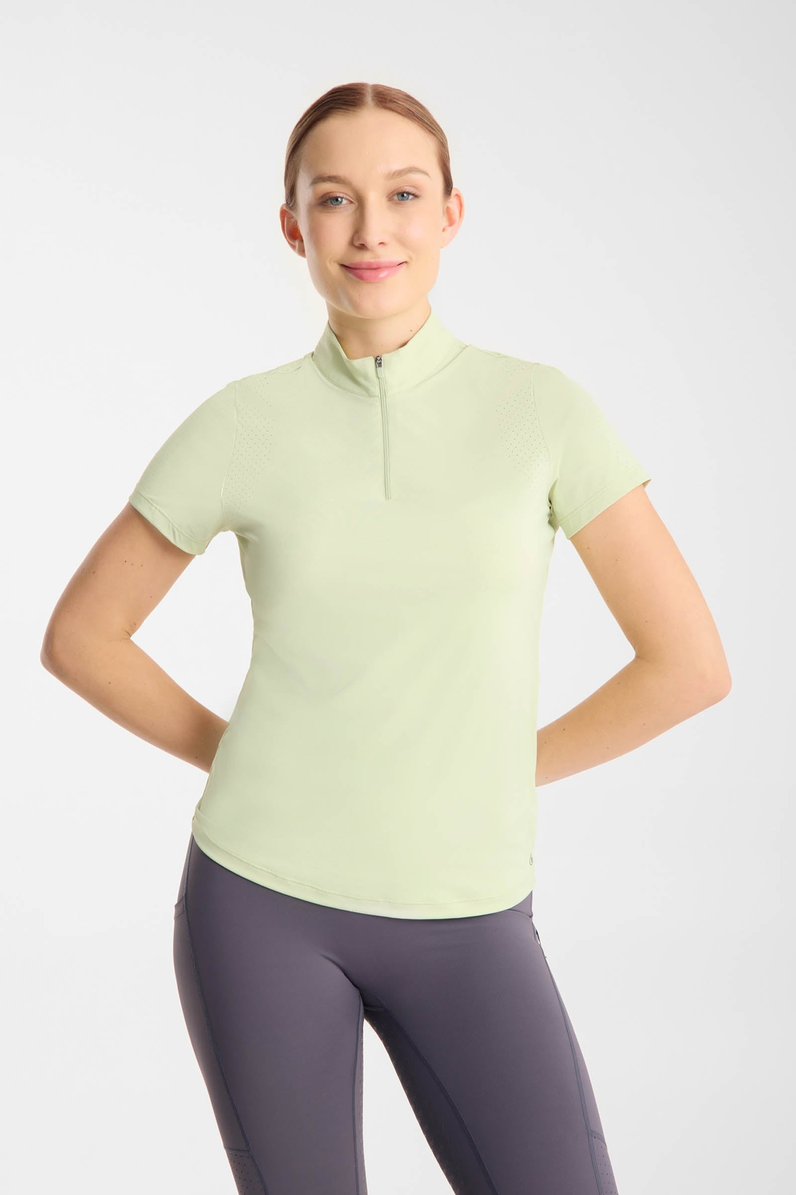 Horze Emmie verkoelend trainingsshirt voor dames korte mouwen Dames paardrijkleding