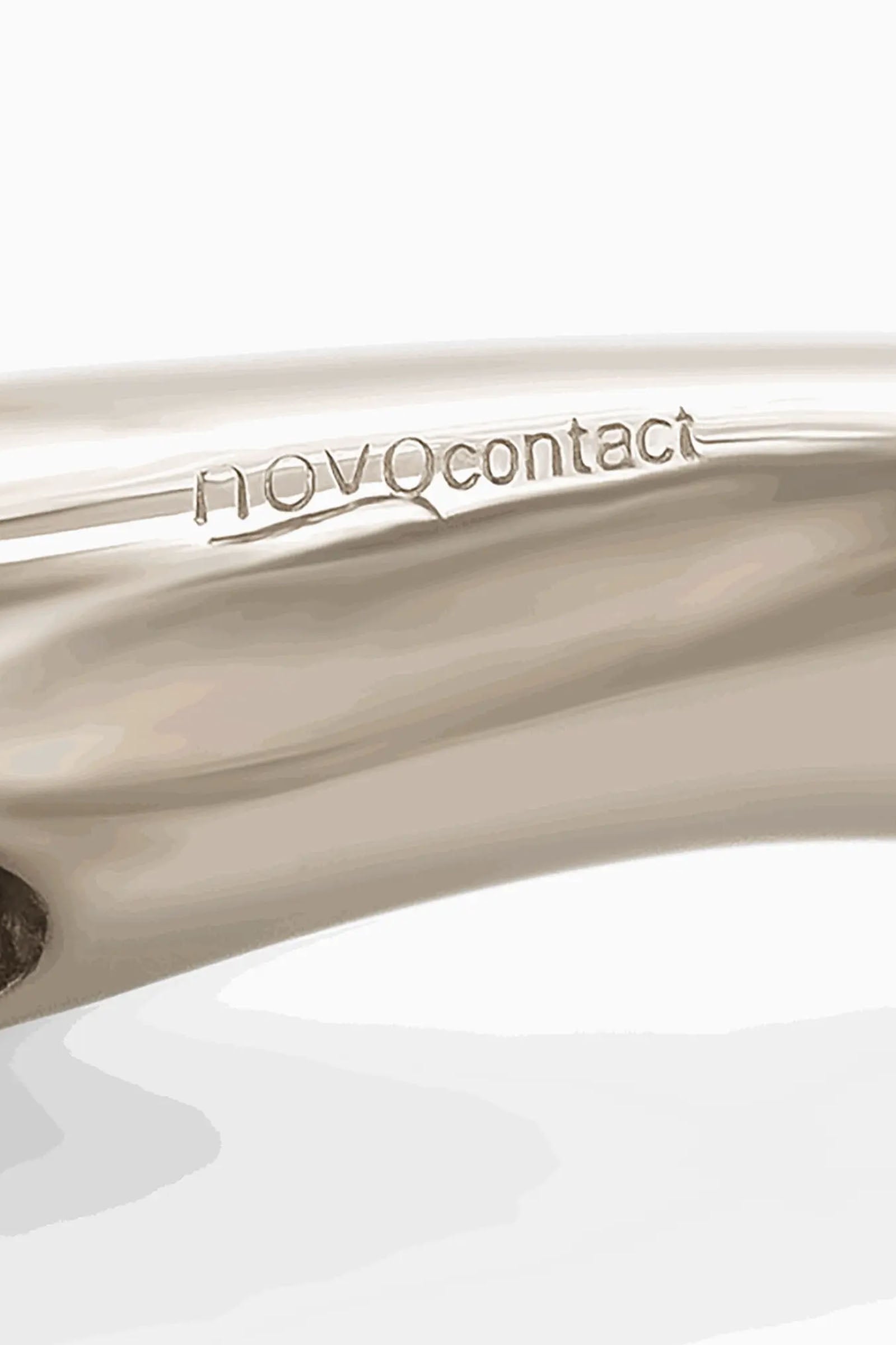 Sprenger Novocontact Eggbutt Bradoon D-Rings, Single Jt. 14mm, Sensogan Horse Bits