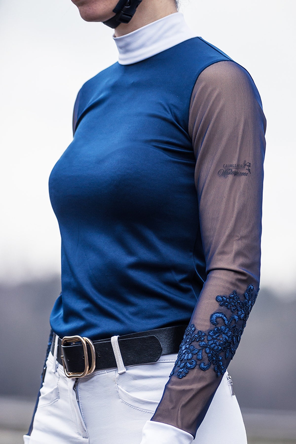 Cavalliera Riding Show Shirt Signature Sleeves, Women's W-Long Sleeve Women’s Riding Clothing