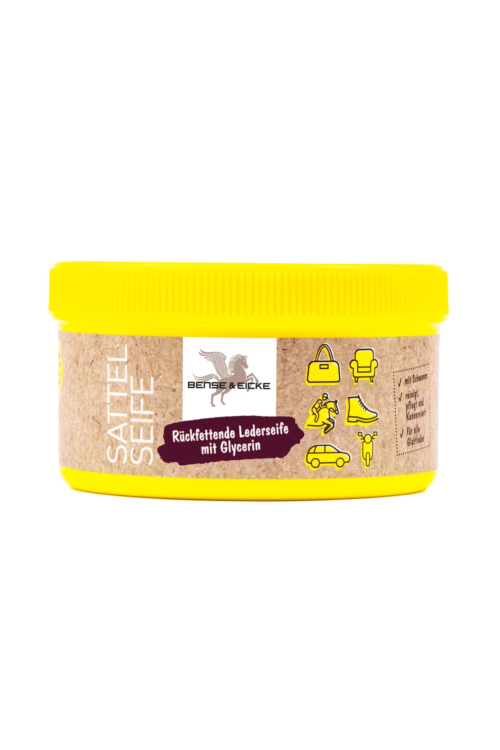 Bense & Eicke Zadelzeep met spons, 250 ml Gezondheid