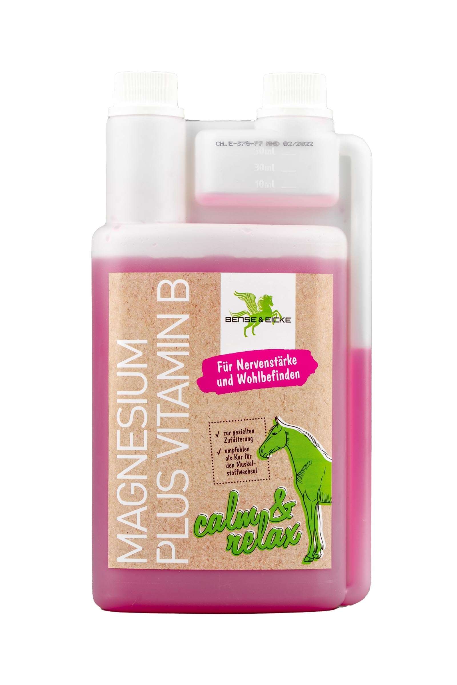 Bense & Eicke Magnesium Plus Vitamin B, 1000 ml Horse Feed & Nutrition