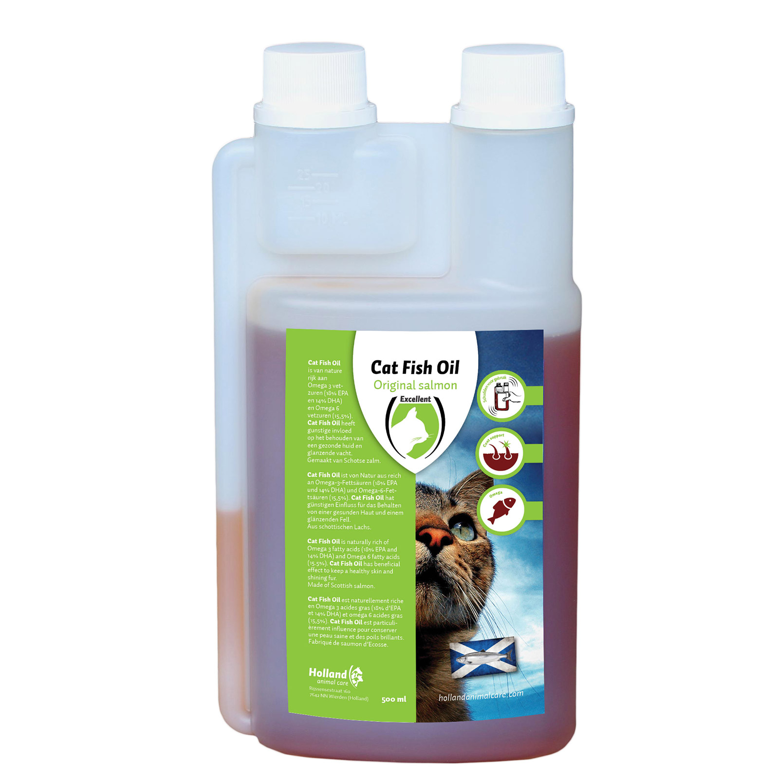 Koop Cat Fish Oil (Original Salmon), 500ml horze.nl